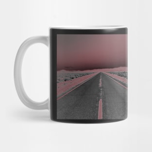 Red sky highway Mug